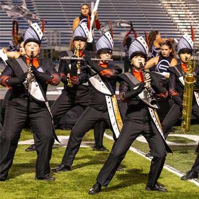 Color Guard performer