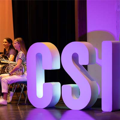 Students on Stage at CSI-2023