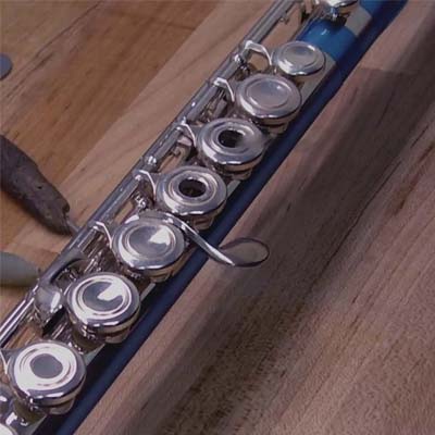 Flute being assembled