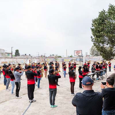 Color Guard performer