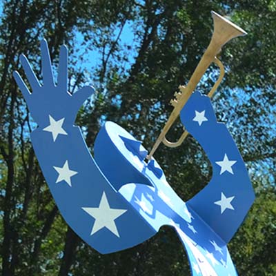 Bell being hammered out