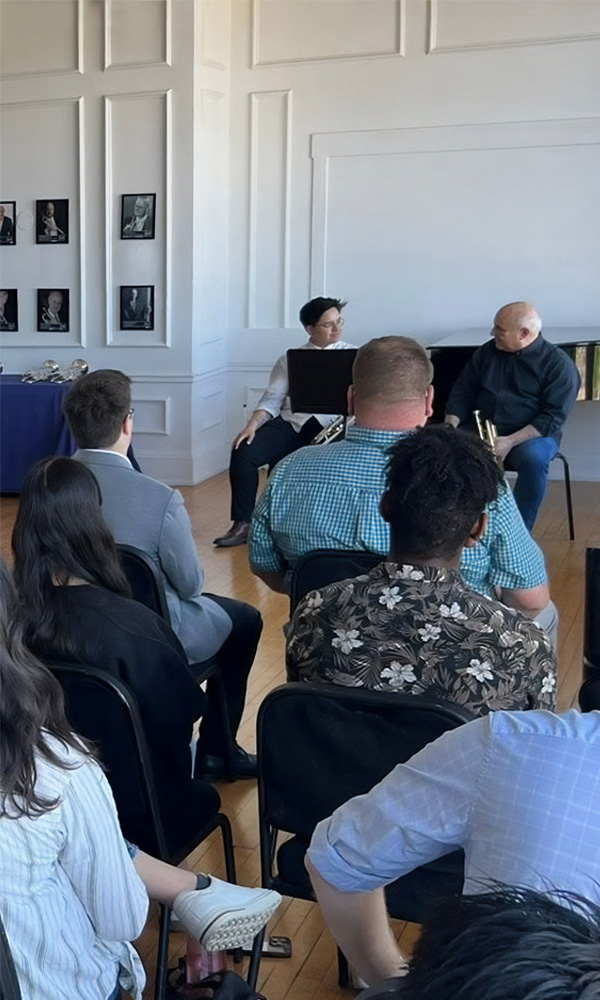 Masterclass at Conn Selmer Chicago Studio